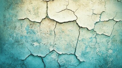 Obraz premium Aged grunge texture featuring cracked and faded sections for a retro effect