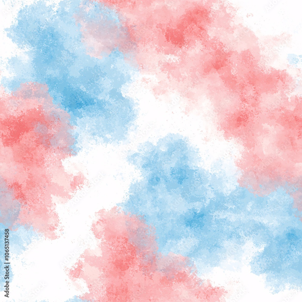 Poster Abstract Seamless Pattern in Soft Colors