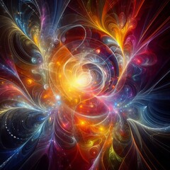 Fractal Intelligence with a sense of peace and tranquility with