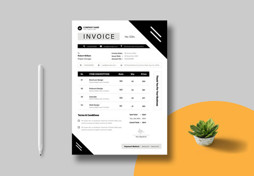 Invoice Template Layout