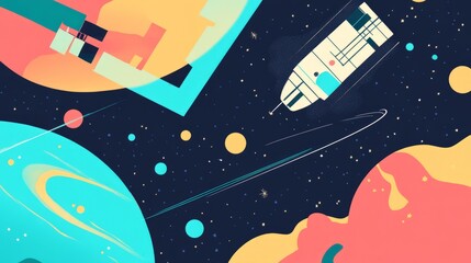 Space pioneer, Space, astronaut, satellite, space, ,space, snow, satellite, winter, star, sky, spaceship, technology, earth, ice, planet, night, abstract, illustration, sun, station, travel, 