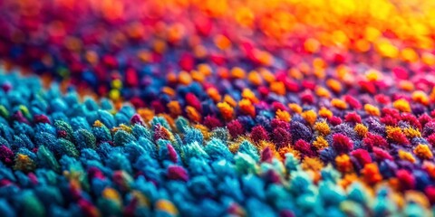 Obraz premium Abstract carpet texture unveiled through double exposure, showcasing synthetic pile.