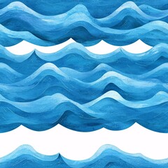 Fototapeta premium Abstract Blue Wave Pattern Background Design