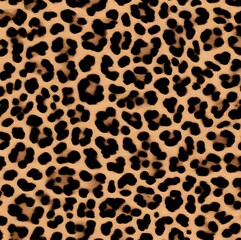 leopard fur texture dark brown background modern print for fabric