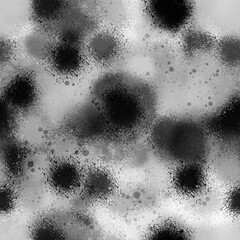 Abstract Hand Drawing Spray Paint Camouflage Brush Strokes Clouds Dots Ink Stains Watercolor Seamless Pattern Tie Dye Batik Background  