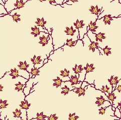 abstract, vector, monochrome, big flowers, all over textiles design, illustration digital image can be used for wrapping paper