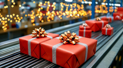 Efficient Christmas Gift Wrapping Facility