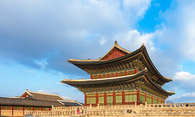 Fototapeta premium Gyeongbokgung Palace in Seoul South Korea
