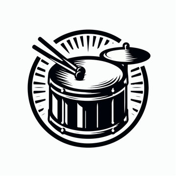 recommend clip art: drums logo illustration