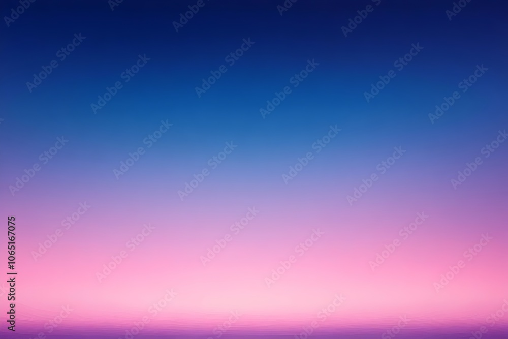 Poster stunning gradient background featuring a blend of deep blue and soft pink hues, creating a serene an