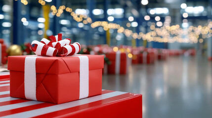 Efficient Christmas Gift Wrapping Facility