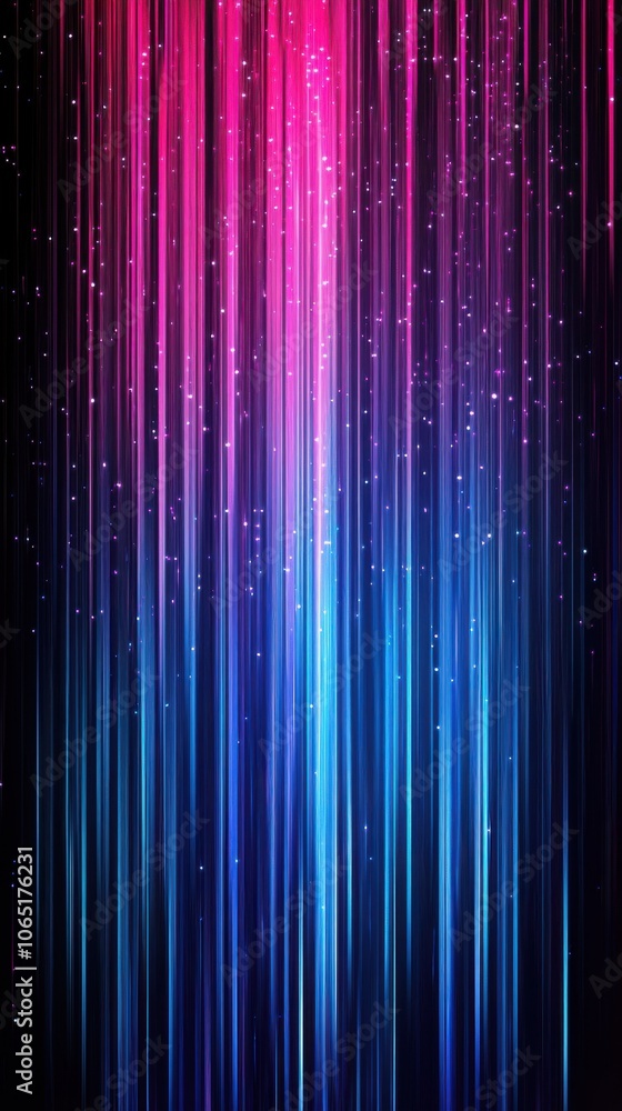 Aufkleber abstract blue and pink light rays create a vibrant, dynamic backdrop with shimmering effects.