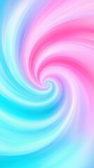 Obraz premium Abstract swirls of blue and pink create a serene and dreamy background, ideal for various design projects.