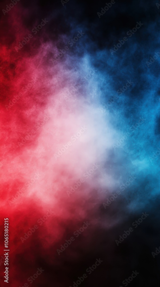 Poster a vibrant blend of pink and blue hues, creating a gradient with soft flowing textures.