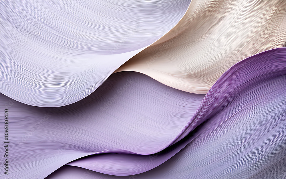Poster Explore the intricate patterns and textures of violet petals in a stunning macro shot