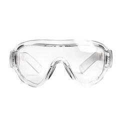Closed safety goggles, single object isolated on solid white background, , transparent background