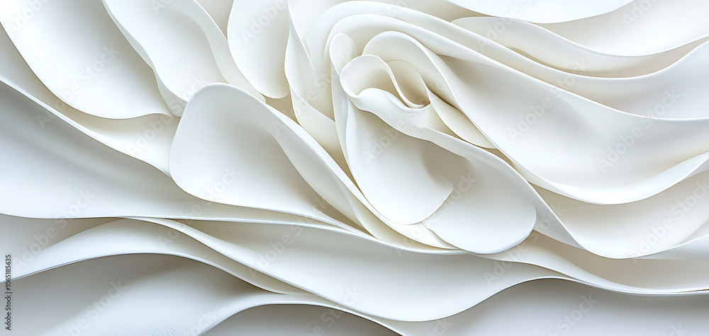 Poster explore the intricate patterns of soft white lily petal edges in macro photography