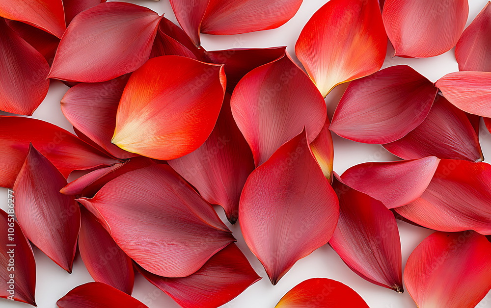 Poster explore the intricate patterns of deep red tulip petals in a striking macro shot