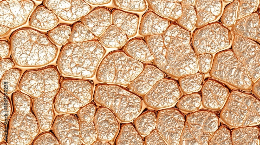 Poster explore the intricate patterns of cellular structures captured in stunning detail
