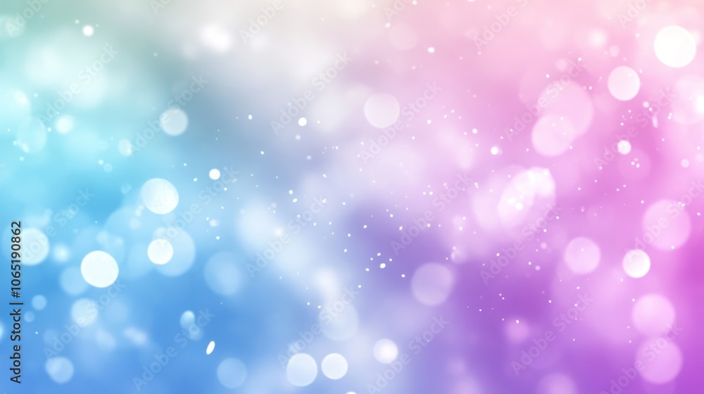 Poster abstract blurred background with bokeh lights