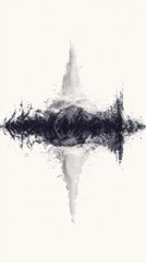 An abstract representation of music, featuring flowing waves and musical notes in a soft color palette.