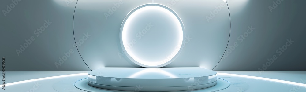 Poster podium background 3d light tech stage future platform game abstract. podium 3d background technology