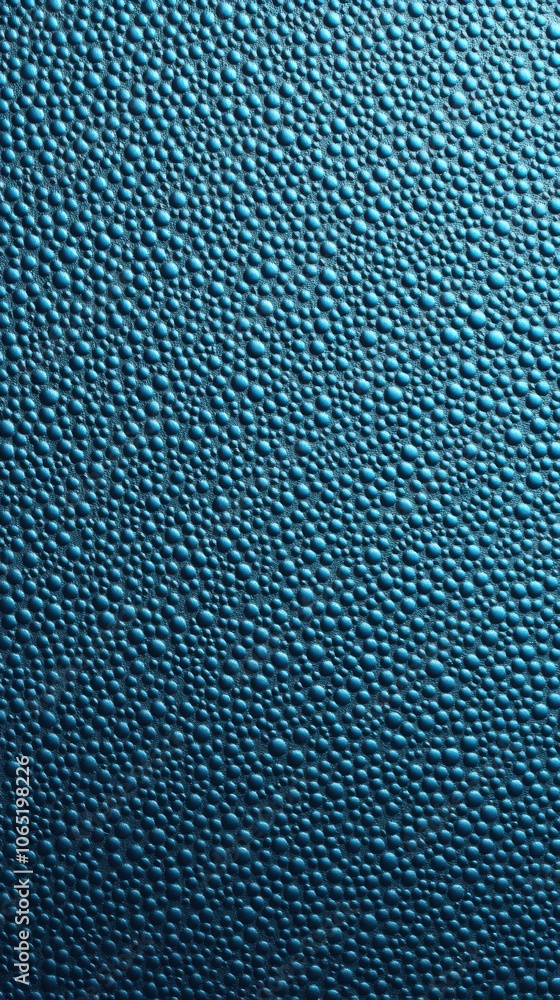 Poster an abstract underwater scene featuring soft blue hues and ethereal bubbles, creating a calming and s