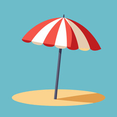Obraz premium beach and umbrella