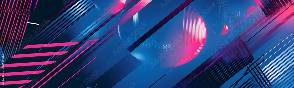 Poster background color abstract design stripe pattern line graphic retro blue. texture abstract color back