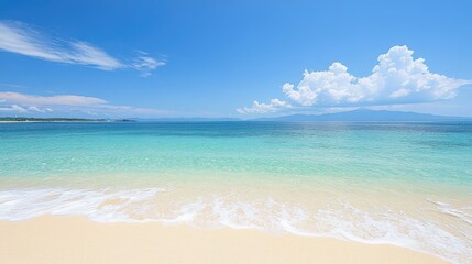 Obraz premium summer beach view backgrounds