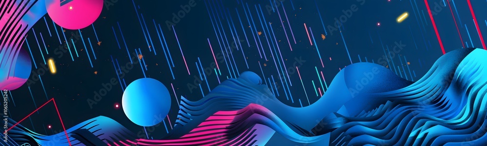 Poster background color abstract design stripe pattern line graphic retro blue. texture abstract color back