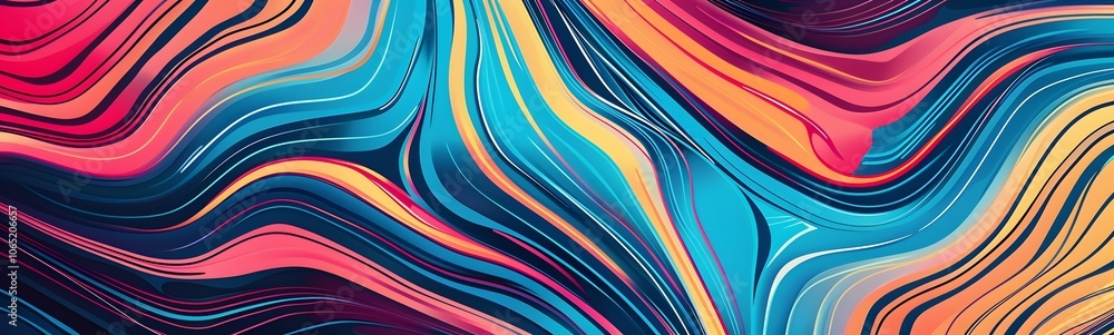 Poster background color abstract design stripe pattern line graphic retro blue. texture abstract color back