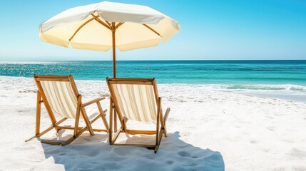 Obraz premium summer beach view backgrounds