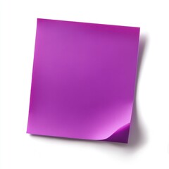 A vibrant purple paper note for reminders, ideas, or messages, perfect for creative projects and organizational tasks.