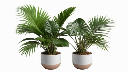 Obraz premium Modern indoor plant isolate on white background PNG