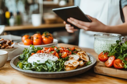 Couple Sharing Breakfast at Dining Table