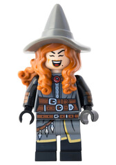 Obraz premium Dortmund - Deutschland 4. November 2024 Lego Minifigure lachende Hexe