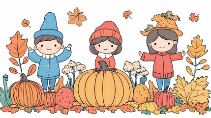 Obraz premium A coloring book with an unusual theme is being colored by kids.