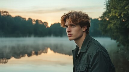 The Young Man by Water