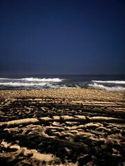 beach at midnight 