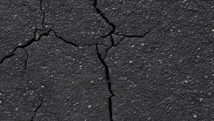 Obraz premium Rough black asphalt texture with rough and grainy surface.