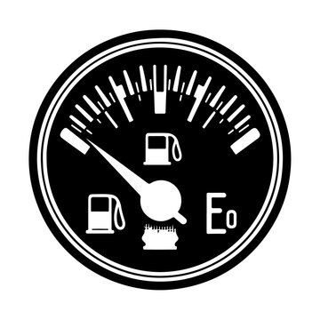 recommend clip art: Fuel gauge indicator silhouette vector, Gas Fuel Gauge Dial Diagram illustration