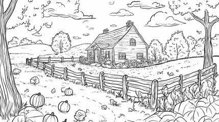 Obraz premium For kids, this coloring book has a quirky theme.