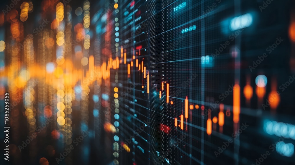 Poster dynamic financial data streams in motion
