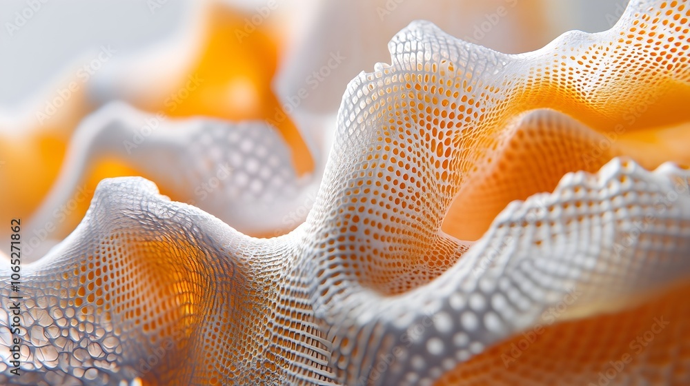 Aufkleber organic and dynamic protein folds with digital textures - an ai-powered molecular modeling concept