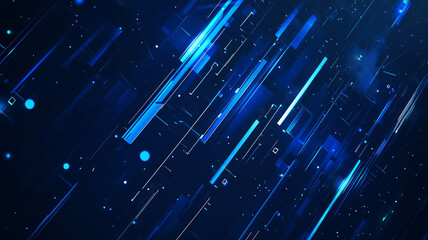 Abstract Sci-Fi Data Visualization Background 