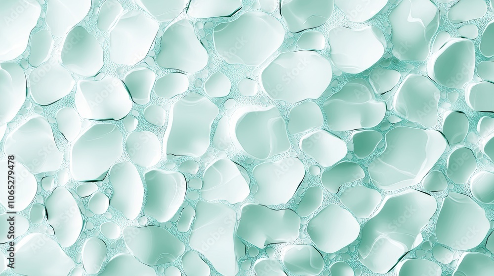 Aufkleber explore the mesmerizing patterns of water droplets on a smooth surface for stunning visual effects