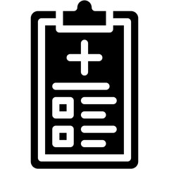 Obraz premium Medical History, Medical Report, Medical Report, Healthcare, Health Clinic Icon