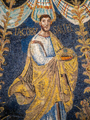 Naklejka premium Mosaic at Neonian Baptistery, Ravenna, Italy