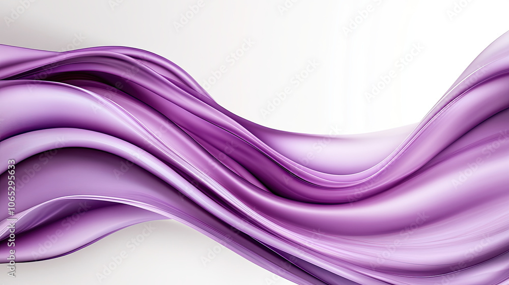 Poster mesmerizing blend of purple waves creating fluid and dynamic design. smooth curves evoke sense of el